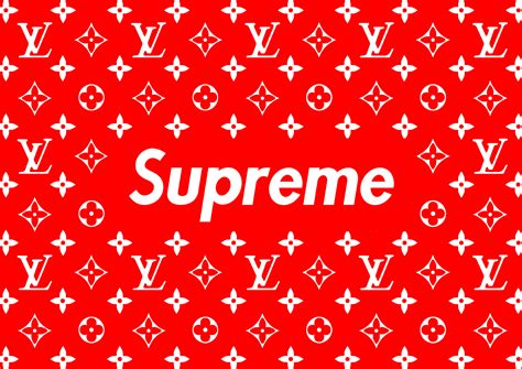 supreme x lv background